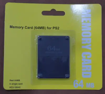 Memory Card 64MB / เมมโมรี่การ์ด PS2 ความจุขนาด 64MB สำหรับใช้เซฟเกมส์เครื่องเล่นเกมส์ Playstation 2