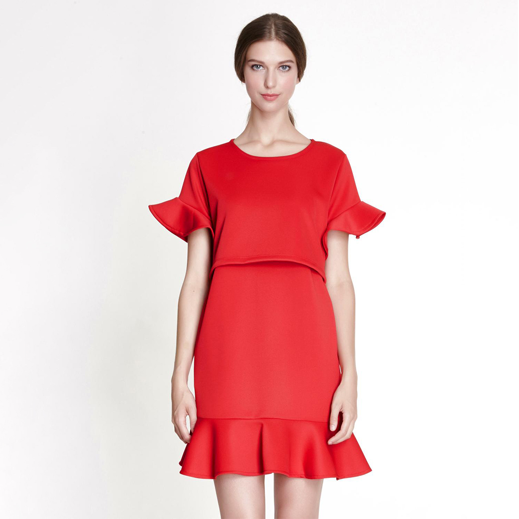 Nitan (นิทาน) ชุดเดรสให้นมบุตร รุ่น Cosmos Nursing Dress ราคา 990 บาท*ส่งฟรี