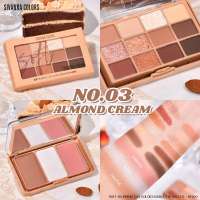 Sivanna Colors SOFT BLURRING 12/3 COLOR DOUBLE EYE PALETTE : HF620