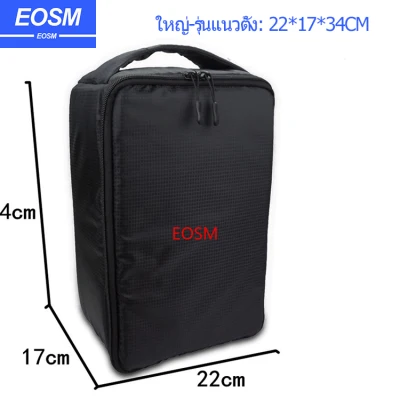 EOSM Waterproof DSLR Camera storage bag เลนส์ขนาดใหญ่กระเป๋ากล้องใส่พกพา Partition สำหรับ DSLR SLR Canon Nikon SONY (4)
