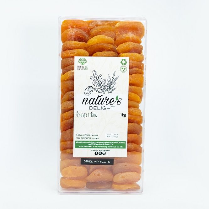 Nature's Delight Dried Apricots 1kg ราคา 750 บาท*ส่งฟรี