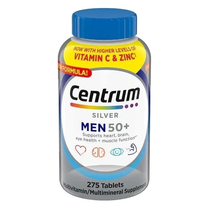 [พร้อมส่ง] Centrum Silver Men Women 50+ Multivitamin สำหรับผู้ใหญ่ที่มีอายุ 50+（exp.2028）