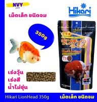 ฮิคาริ อาหารเม็ดปลาทอง เร่งวุ้น เร่งสี Hikari LionHead 350 กรัม เม็ดเล็ก จมน้ำ สำหรับ ปลาทองหัววุ้น หัวสิงห์ รันชู Mini Pellet Sinking Type 350g (12.3oz)