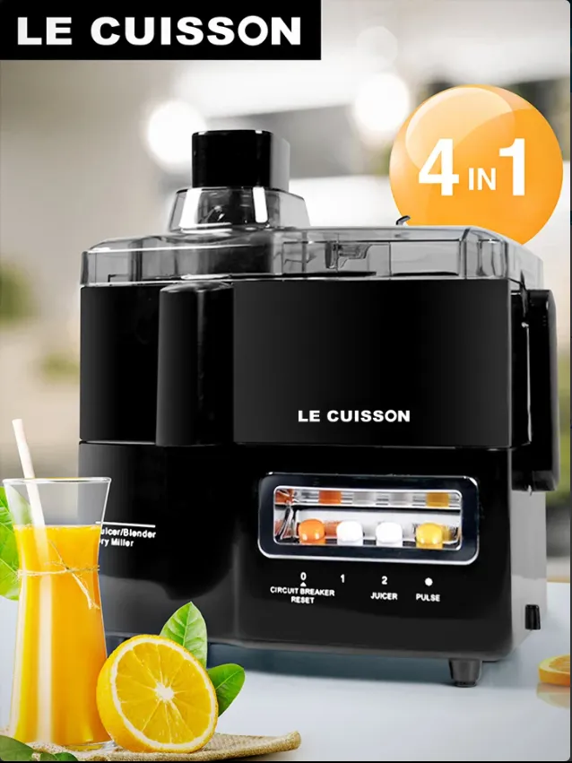🔥 โปรโมชั่นตอนรับ3.3🔥 เครื่องปั่นอเนกประสงค์ 4 in 1 350W เครื่องคั้นน้ำผลไม้,เครื่องปั่น,เครื่องบดแยกกากแบบเปียก-แห้ง