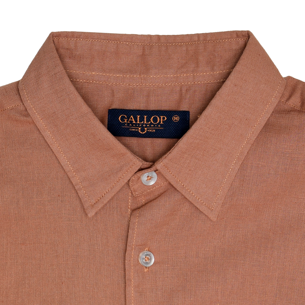 GALLOP : LINEN CASUAL SHIRT เสื้อเชิ๊ตผ้าลินินแขนสั้น มี 3สี / GW9008 / ราคาปรกติ 1490.-