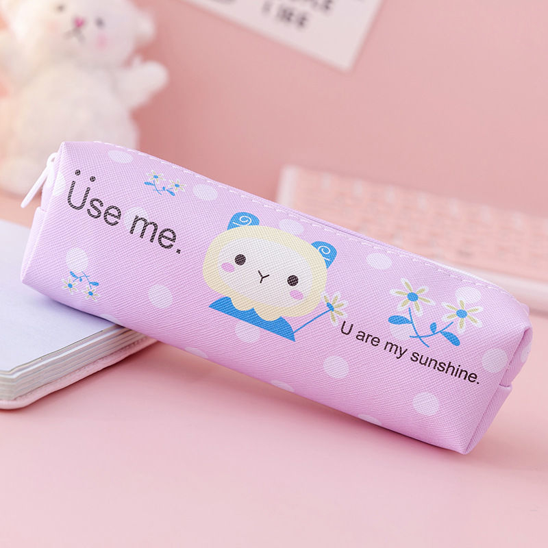 ✨✨กระเป๋าใส่ปากกาลายการ์ตูนน่ารัก กล่องดินสอ แบบพกพาสไตล์เกาหลี กระเป๋าเครืองเขียน 💟💟