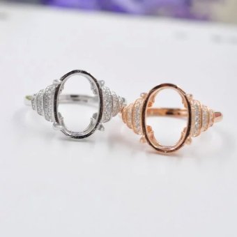 13mm ใหม่ 925 เงินชุบทองแหวน