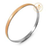 555jewelry กำไลกลม รุ่น FSBG131-3 ( ส้ม) สร้อยข้อมือ สร้อยข้อมือชาย สร้อยข้อมือคู่ สร้อยข้อมือทอง กำไลข้อมือชาย ข้อมือสแตนเลส ราคา 89 บาท*ส่งฟรี
