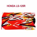 สติ๊กเกอร์ติดรถมอเตอร์ไซด์ สำหรับ HONDA LS125-R ปี2001 สีเหลือง ราคา 150 บาท*ส่งฟรี