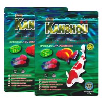 KANSHOU SPIRULINA 12% อาหารปลาสวยงามเกรดพรีเมี่ยม - เม็ดใหญ่ ขนาด 907 กรัม จำนวน 2 ถุง