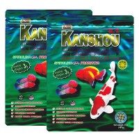 KANSHOU SPIRULINA 3% อาหารปลาสวยงามเกรดพรีเมี่ยม - เม็ดใหญ่ ขนาด 907 กรัม จำนวน 2 ถุง