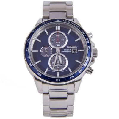 ดูภาพ นาฬิกาข้อมือ Seiko Solar SSC431 - Blue <br/>เพิ่มเติม นาฬิกาข้อมือ Seiko Solar SSC431 - Blue