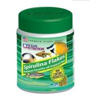 Ocean Nutrition Spirulina Flakes อาหารปลาทะเล สูตรสาหร่าย เร่งสี ชนิดแผ่น 34g. กระป๋องเล็ก