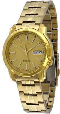 ดูภาพ Seiko 5 Sports Automatic นาฬิกาข้ิอมือผู้ชาย Gold รุ่น SNKL86K1 เพิ่มเติม Seiko 5 Sports Automatic นาฬิกาข้ิอมือผู้ชาย Gold รุ่น SNKL86K1