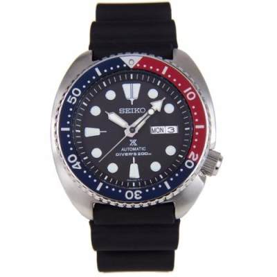 ดูภาพ SEIKO Prospex Automatic Diver'200 m. นาฬิกาข้อมือผู้ชาย สีดำ/น้ำเงิน/แดง สายยางซิลิโคน รุ่น SRP779K1 เพิ่มเติม SEIKO Prospex Automatic Diver'200 m. นาฬิกาข้อมือผู้ชาย สีดำ/น้ำเงิน/แดง สายยางซิลิโคน รุ่น SRP779K1