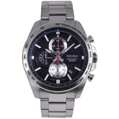 ดูภาพ SEIKO Sport นาฬิกาข้อมือผู้ชาย Chronograph เรือนสแตนเลสหน้าปัดดำ รุ่น SSB255P1 - Black เพิ่มเติม SEIKO Sport นาฬิกาข้อมือผู้ชาย Chronograph เรือนสแตนเลสหน้าปัดดำ รุ่น SSB255P1 - Black