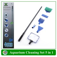 ชุดแปรงทำความสะอาดเปลี่ยนหัวได้ X-003L Aquarium Cleansing Set 5 in 1