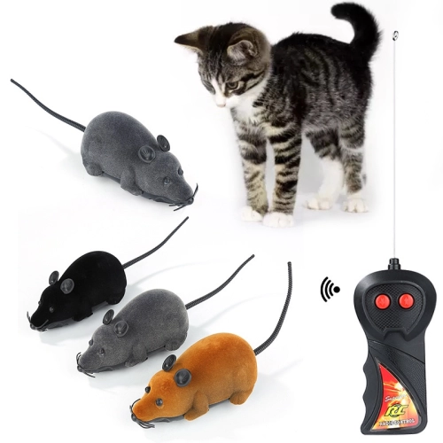 【BHQ TOYS】หนูบังคับจากรีโมท ของเล่นแมว ของเล่นแมวตลกเมาส์ควบคุมระยะไกลจำลองเมาส์ไฟฟ้าแมวตลก สัตว์เลี้ยงของเล่นควบคุมระยะไกล