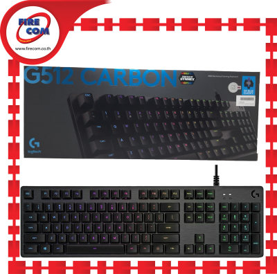 คีย์บอร์ด KEYBOARD Logitech G512 Carbon RGB Mechanical Gaming GX
สามารถออกใบกำกับภาษีได้