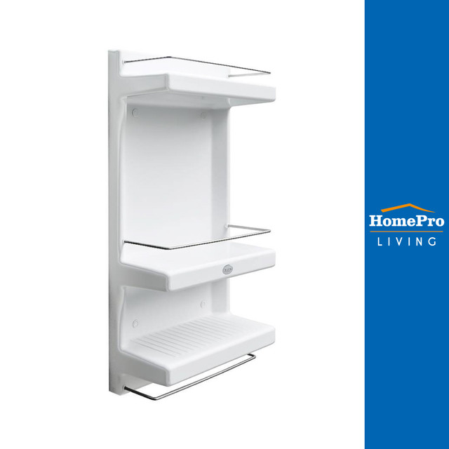 QUEEN ชั้นวางติดผนัง 3 ชั้น QUEEN SH-CAB-W03-WT สีขาว ราคา 529 บาท*ส่งฟรี