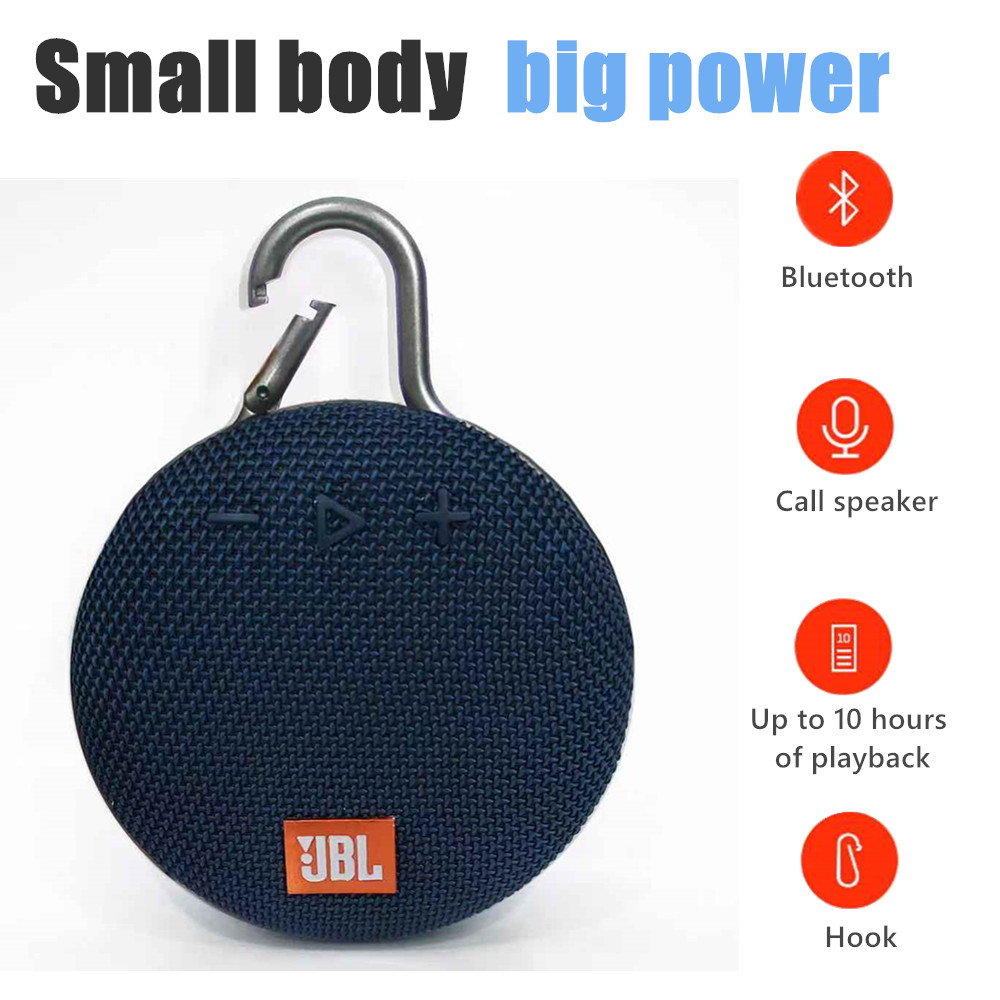 Rock me MALL#ลำโพงบลูทูธJbl Clip3 Bluetooth ( ลำโพงบลูทูธ เครื่องเสียง , Bluetooth , ลำโพงกลางแจ้ง , บลูทูธไร้สาย )