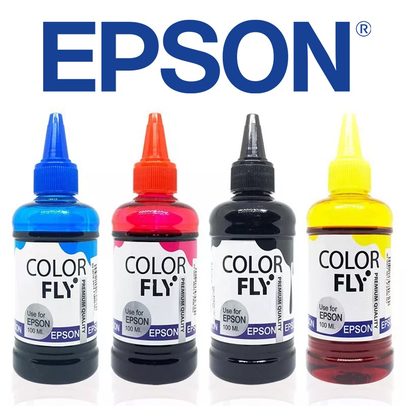 🔥[Wholesale price]🔥Epson refill ink 100 ml. Real Color Fly💯% Refill all Epson models ราคา 59 บาท*ส่งฟรี