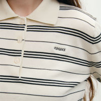 BONNIE Stripe Polo Knit (5 Colors)