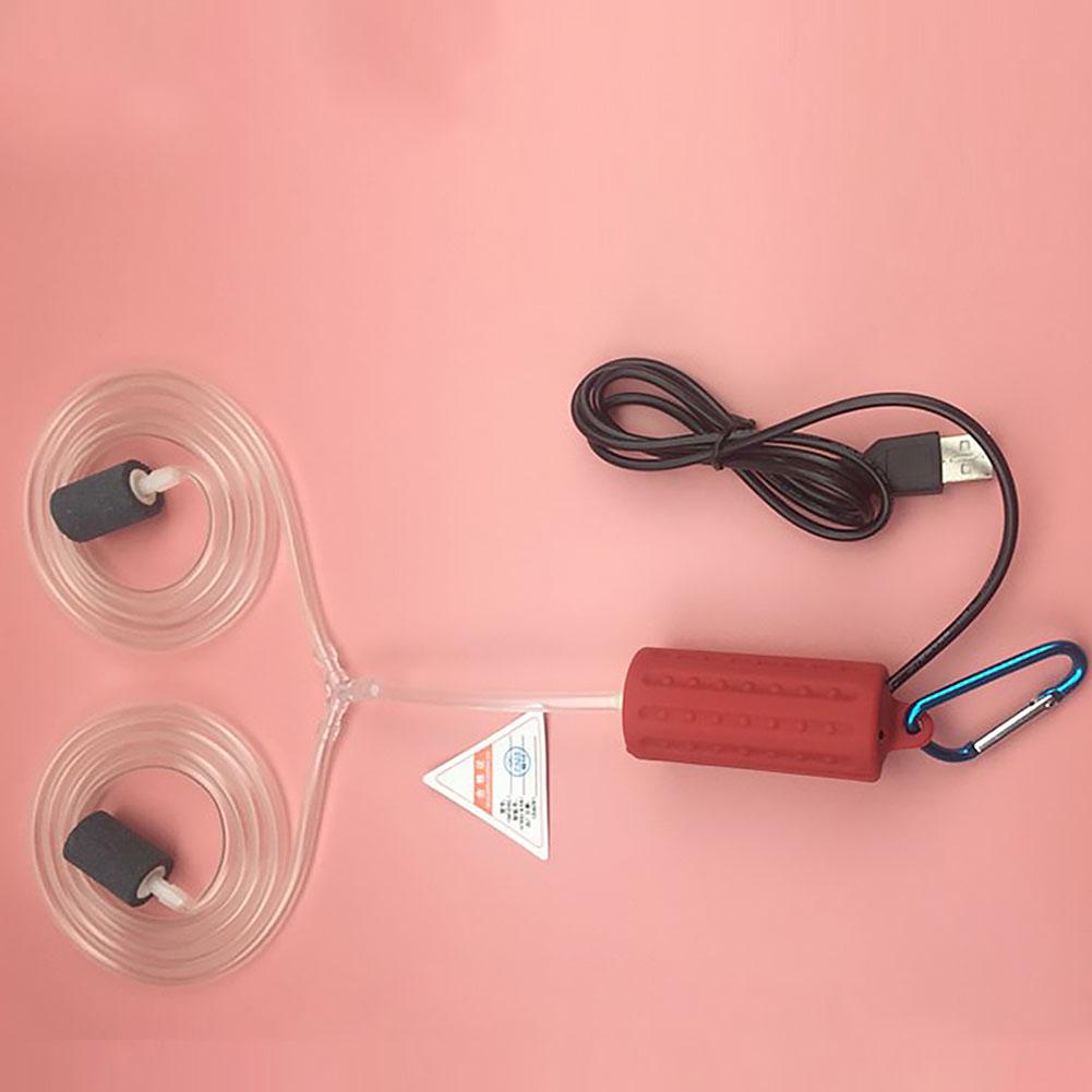 สต็อก USB Air Bubble Aerator ปั๊ม Hydroponic ออกซิเจนสำหรับพิพิธภัณฑ์สัตว์น้ำตู้ปลาตู้ปลาขนาดเล็กปั๊มออกซิเจนรถยนต์ขนาดเล็กขนาดเล็กแบบพกพากลางแจ้งการเลี้ยงปลารถกันเสียง b ooster oxygenator พิพิธภัณฑ์สัตว์น้ำ