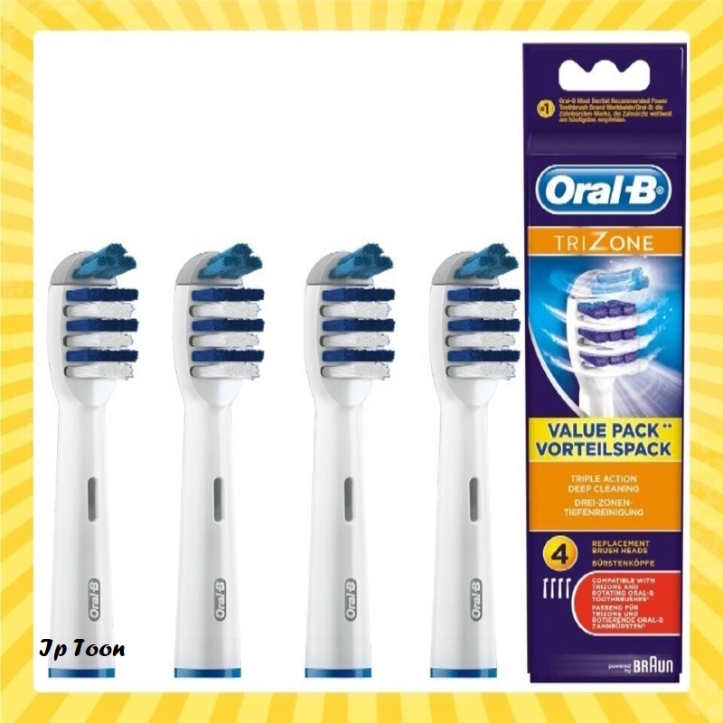 Oral-B TriZone replacement brushheads EB30(1 Pack = 4 Brushes).