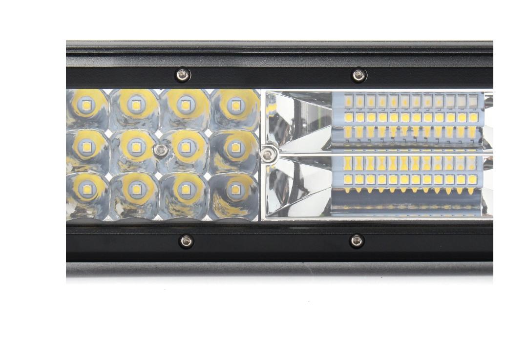 LED LIGHT BAR TRI ROW SPot FLOOD BEAM ไฟรถยนต์บาร์ยาว ไฟหน้ารถ ไฟรถส่องสว่าง 288W ขนาด 20 นิ้ว รุ่น SuperBright เเสงขาว จำนวน 1 ชิ้น