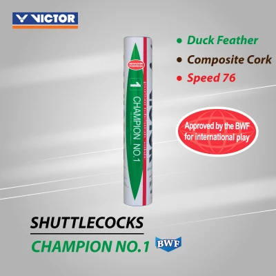 VICTOR Shuttlecocks CHAMPION NO.1 (2)