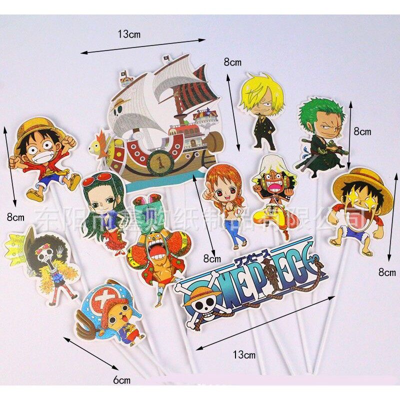 ป้ายปักเค้ก One piece