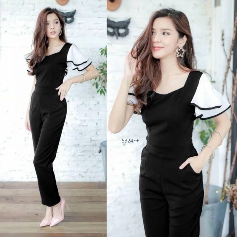 GN5324  **รบกวนสอบถามstockก่อนสั่งซื้อจ้า** Jumpsuit จั้มสูทขายาว