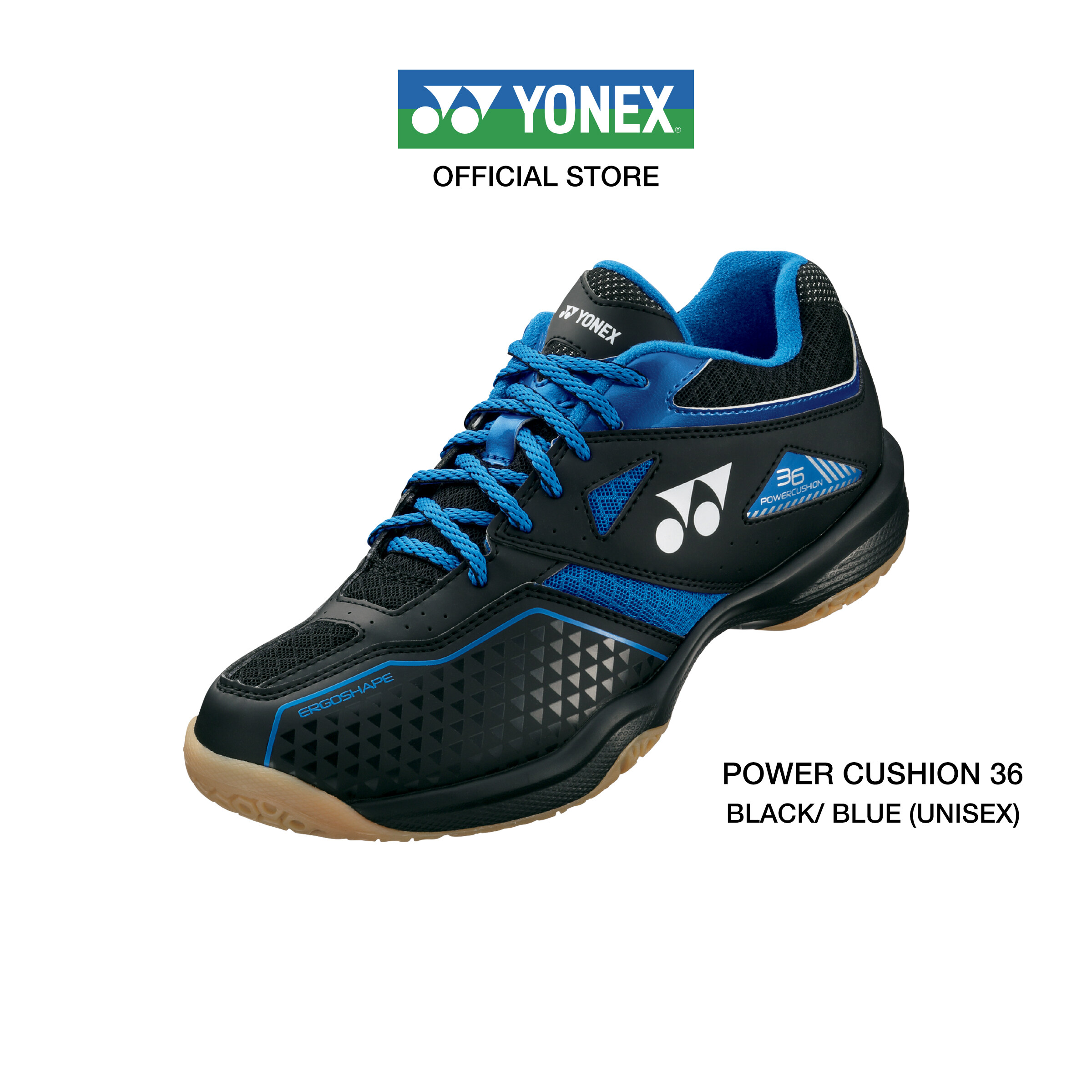 (SIZE US MEN) รองเท้าแบดมินตัน YONEX รุ่น POWER CUSHION 36 MEN (SHB36) รองเท้าสำหรับผู้เริ่มต้นเล่นแบดมินตัน มีคุณสมบัติที่ช่วยรองรับแรงกระแทกพร้อมแรงส่งตัว