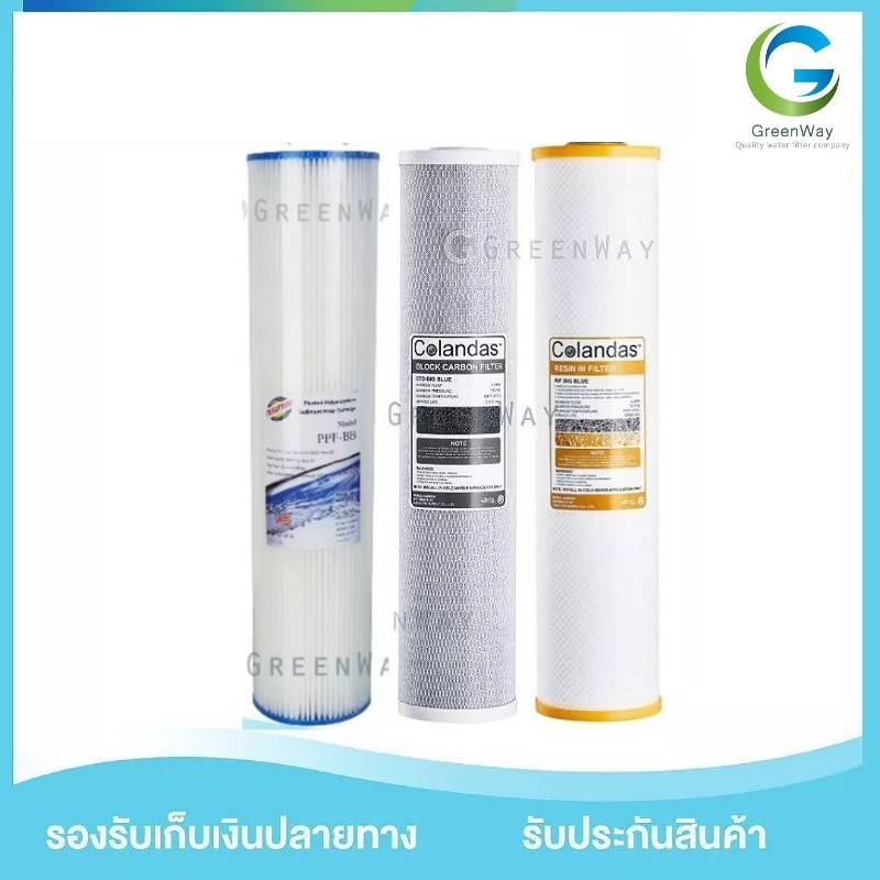 BIGBLUE ไส้กรองน้ำใช้ 20 นิ้ว เส้นผ่าศูนย์ กลาง 4-4.5 นิ้ว ยาว 20 นิ้ว ราคา 1,698 บาท*ส่งฟรี