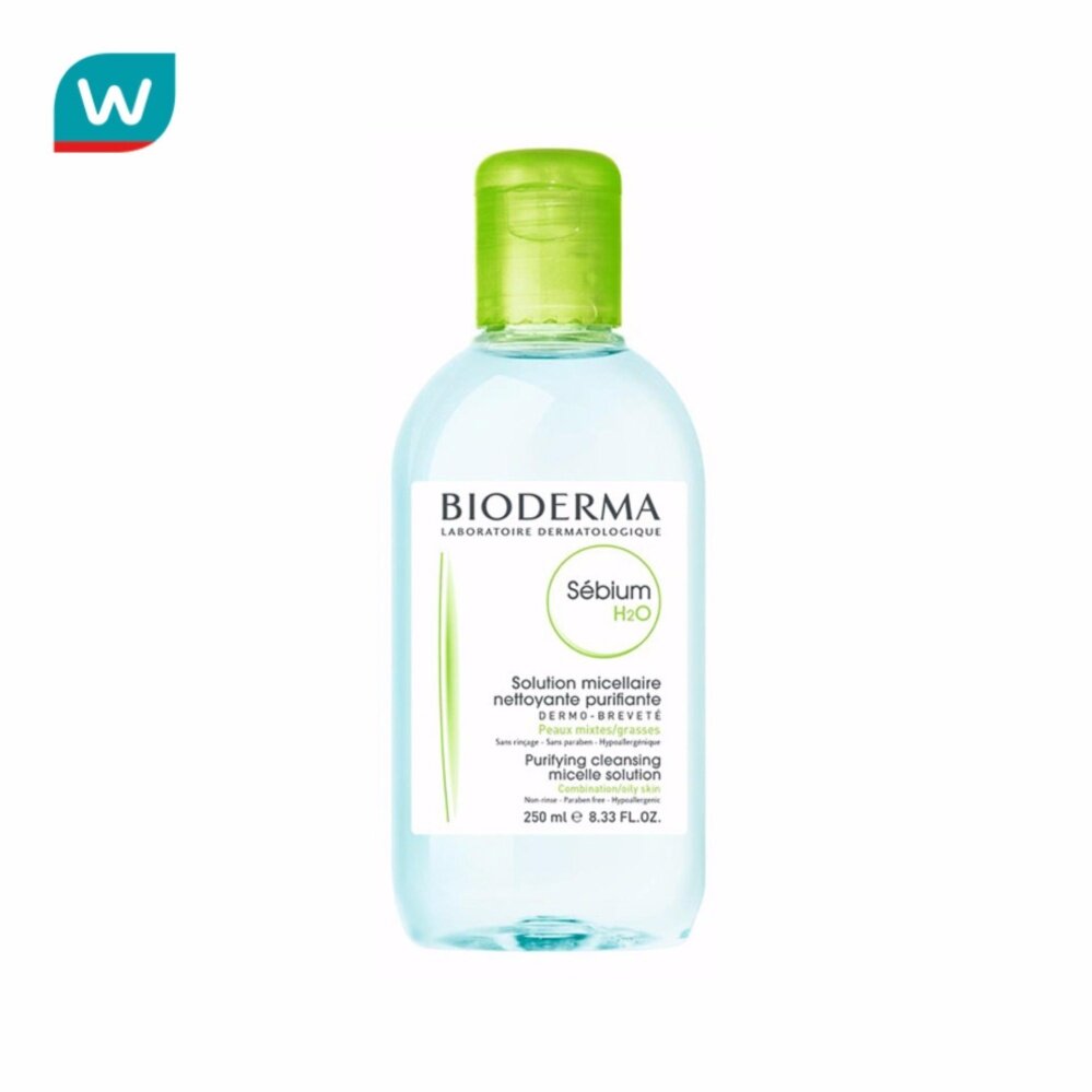 BIODERMA Sebium H2O Makeup Remover Cleansing Water 250 ml. ราคา 890 บาท*ส่งฟรี
