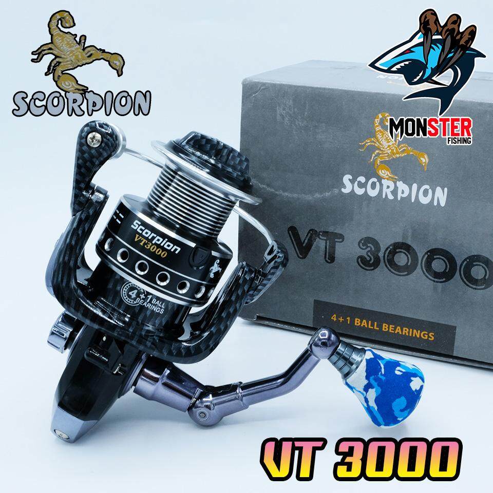 รอกสปินนิ่ง Scorpion VT2000/3000/4000/5000 (ลายแคปล่า)