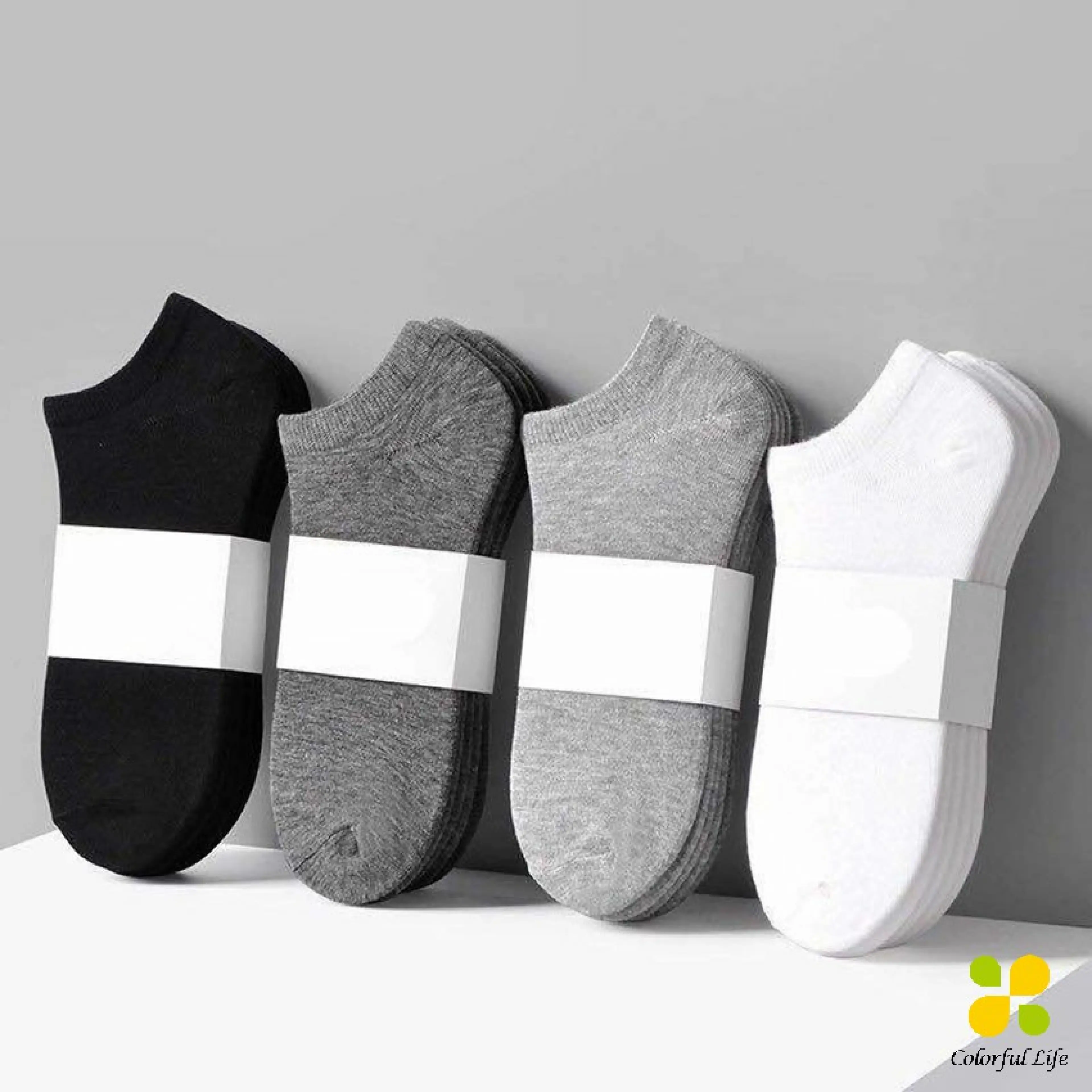 CLM ถุงเท้าข้อสั้น ใส่ได้ทุกฤดูกาล ถุงเท้าซับเหงื่อ Men's socks