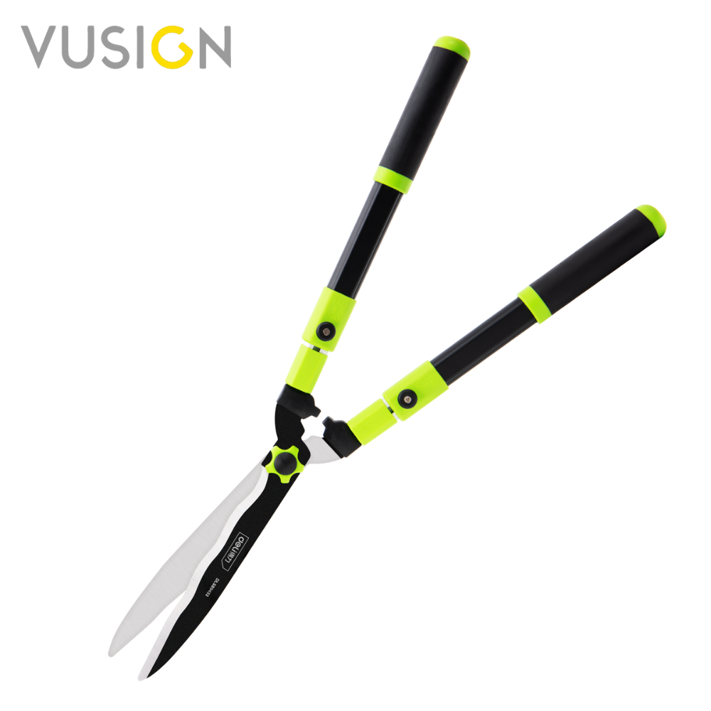 Vusign Grass Cutting Scissors, Scissors for Cutting Branches, Garden Decoration, 20.5 Inches, 33 Inches, Long Handle, Sharp Blade, Adjustable Handle, Hedge Shears ราคา 249 บาท*ส่งฟรี