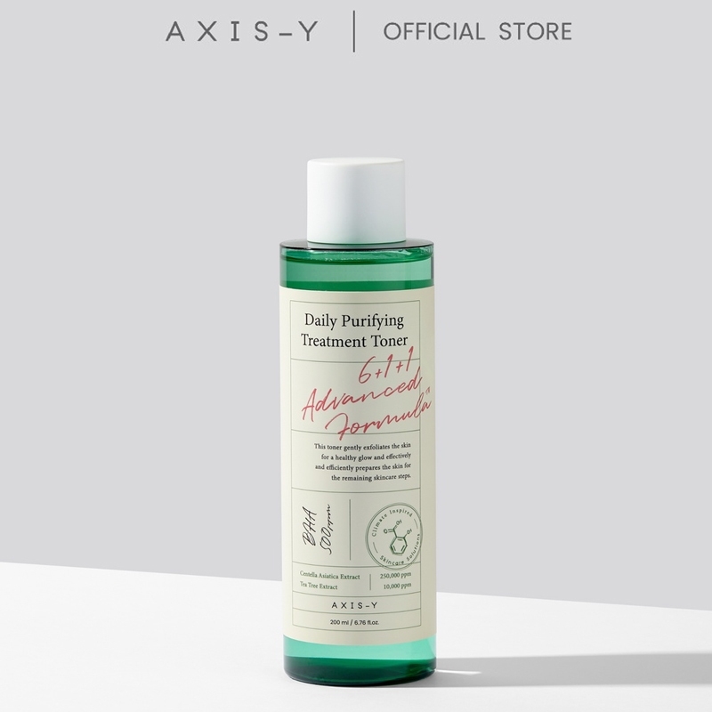 Axis-Y Daily Purifying Treatment Toner 200 Ml. | Daily Purifying Treatment Toner for Glowing Skin That Looks Healthy. Deeply Cleanses the Skin and Pores. Controls and Reduces Oil. ราคา 854 บาท*ส่งฟรี