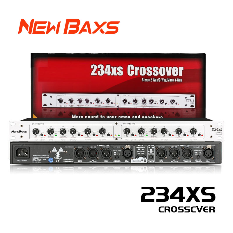 Newbaxs [authentic] 234xs 2-3 frequency electronic crossover white high-adjustable and Bass Strip high-performance ราคา 949 บาท*ส่งฟรี