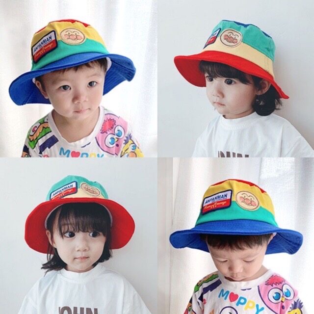 หมวก Bucket​ Anpanman เด็ก หมวกบั​กเก็ต​เด็กหมวก​ พร้อมส่ง (ของเด็ก ผู้หญิง ผู้ชาย ใส่ได้)
