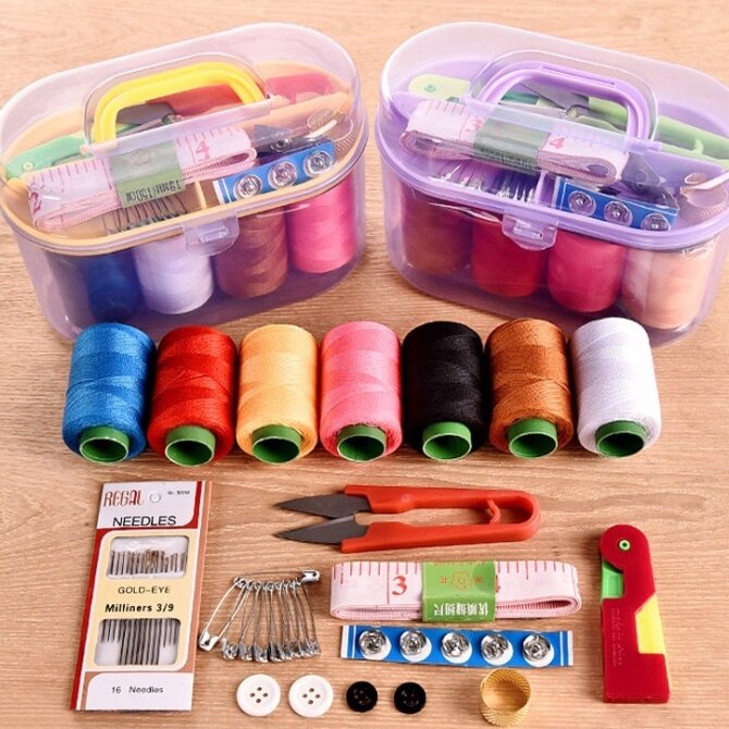 Sewing Kit Mini Sewing Kit for Home Emergency Sewing Supplies with Basic  Sewing Threads Needles Basic Sewing Kit