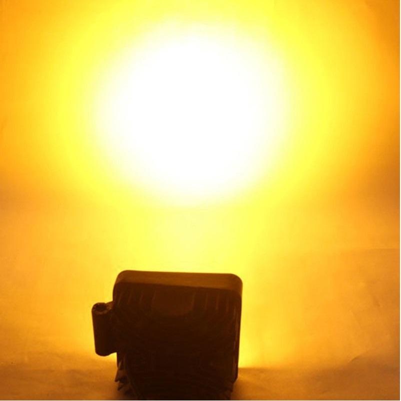 [ X2 ได้ 2 โคม ] ไฟสปอร์ตไลท์ ไฟรถยนต์ 48W เเสงเหลือง Yellow เเสงสว่างเเละเเสงพุ่งเเละกระจาย ไฟหน้ารถ ไฟท้าย ไฟรถมอเตอร์ไซต์ สำหรับรถยนต์ รถจักรยานยนต์ รถมอเตอร์ไซต์ รถไถ รถตู้ รถบรรทุก รถสิบล้อ เรือ บิ๊กไบค์ ATV 12V - 24V งานพรีเมี่ยม จำนวน 2 ชิ้น