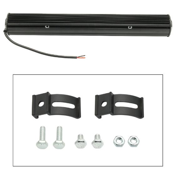 LED LIGHT BAR TRI ROW SPot FLOOD BEAM ไฟรถยนต์บาร์ยาว ไฟหน้ารถ ไฟรถส่องสว่าง 252W ขนาด 17 นิ้ว รุ่น SuperBright เเสงขาว จำนวน 1 ชิ้น