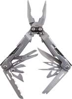 ชุดเครื่องมืออเนกประสงค์ SOG PowerPint Mini Compact Stainless Steel Multi-Tool |18 Lightweight Pliers Pocket Knife Stone Wash - Authentic USA Imported
