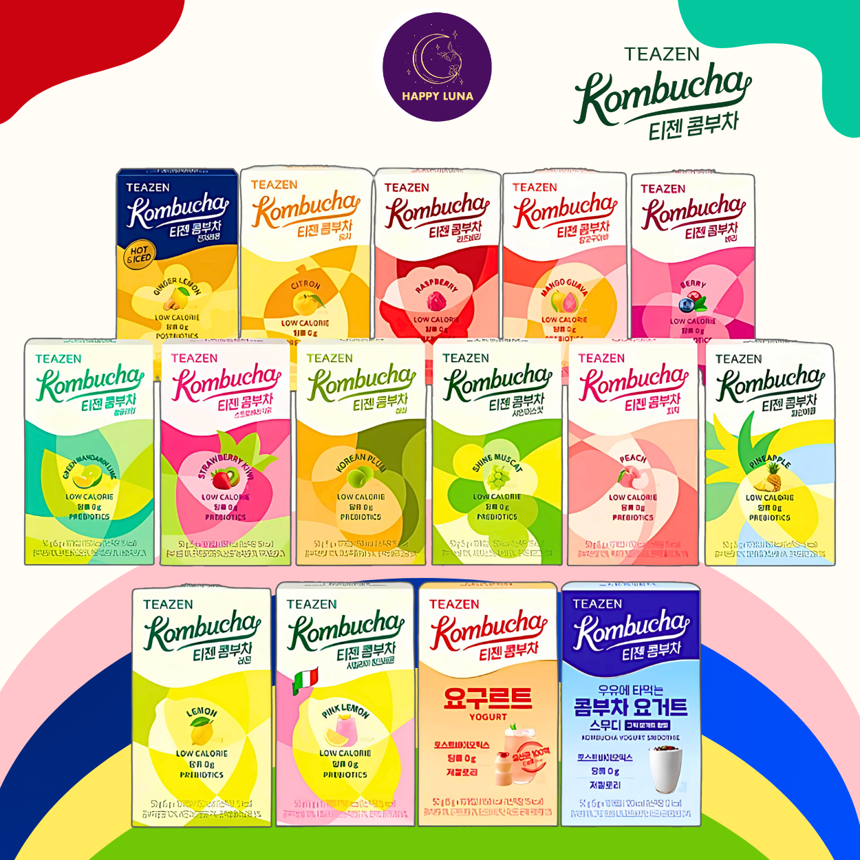 รูปสินค้า Teazen Kombucha (10 Packets) Kombucha Korean Tea