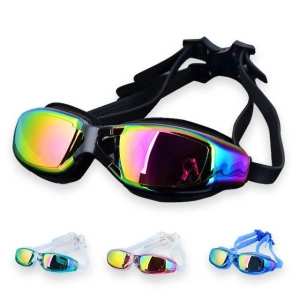 สินค้า แว่นตาว่ายน้ำ แว่นตาสำหรับว่ายน้ำ แว่นว่ายน้ำ ถนอมสายตา ป้องกันแสงแดด UV Swimming glasses / Goggle มี 9 สีให้เลือก