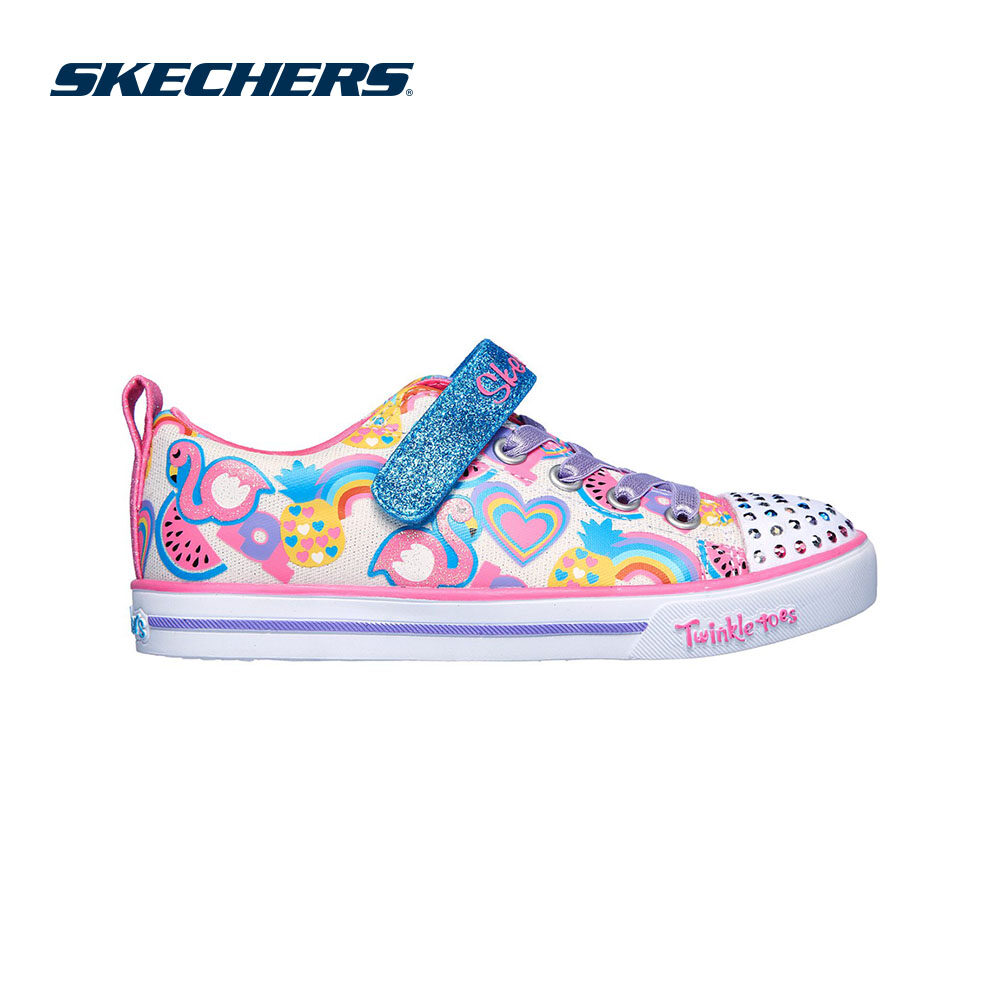 Skechers สเก็ตเชอร์ส รองเท้า เด็กผู้หญิง Twinkle Toes Sparkle Lite Shoes - 20212L-WMLT