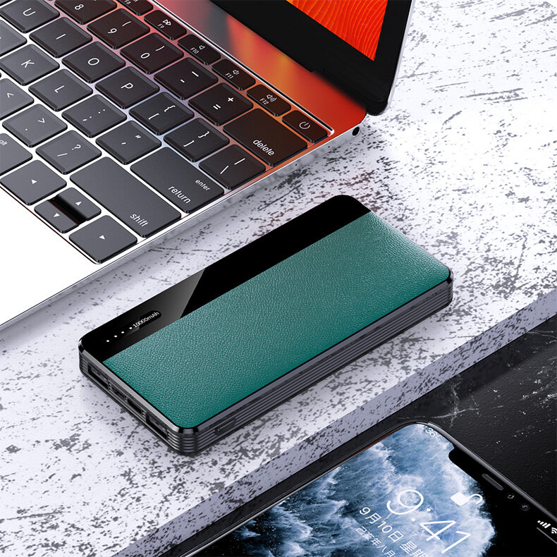 10000mAh  Fast Charge PowerBank  แบตเตอรี่สำรอง powerbank เพาเวอร์แบงค์ พาวเวอร์แบงค์ power bank mi